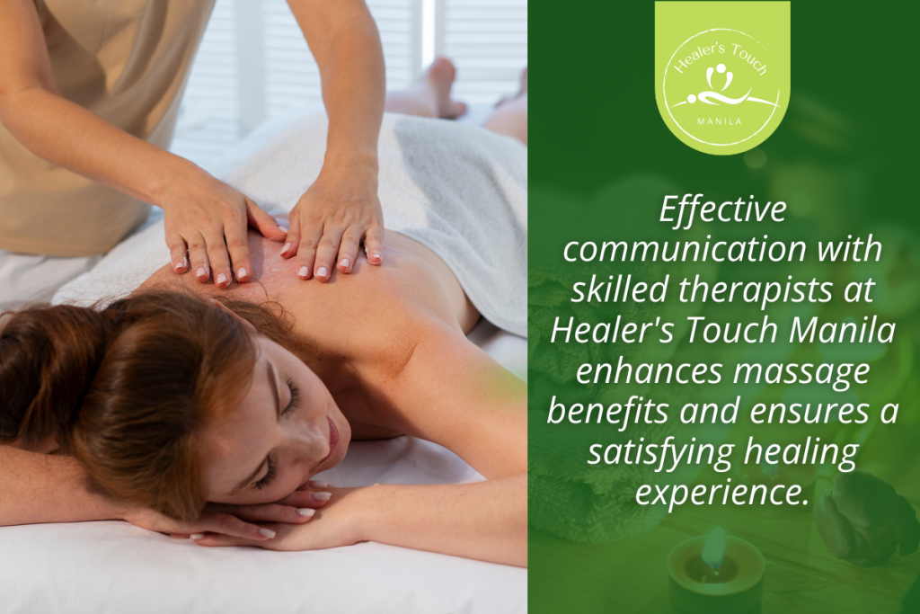 massage therapy - Healer's Touch Manila
