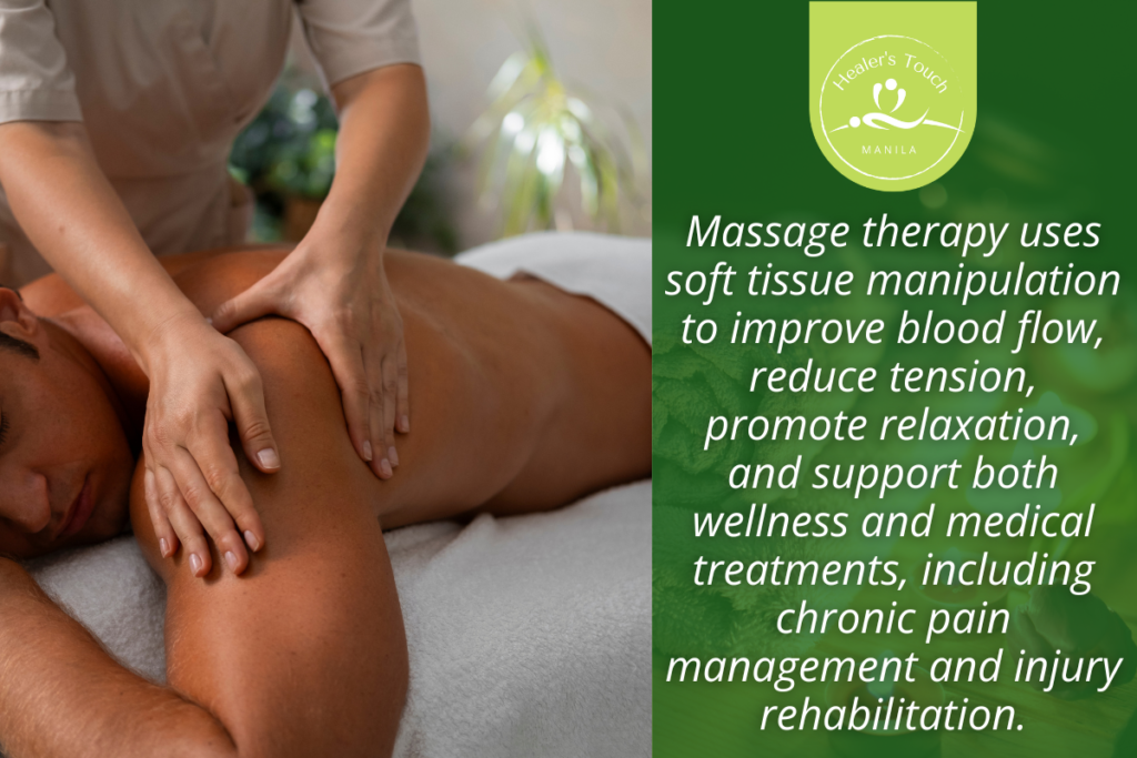 massage therapy - Healer's Touch Manila